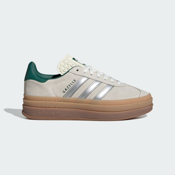 週末限定ンセール / ボールド ガゼル アディダス Gazelle ホワイト - Bold 靴