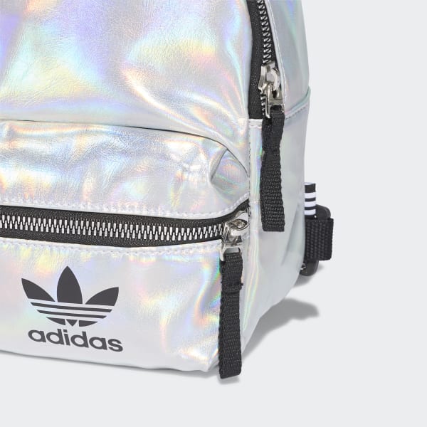 adidas mini backpack silver metallic