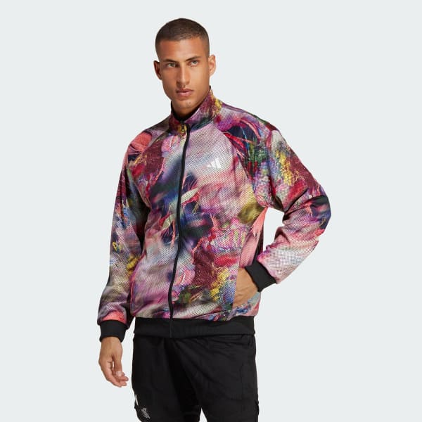Svart Melbourne Tennis Stretch Woven Jacket