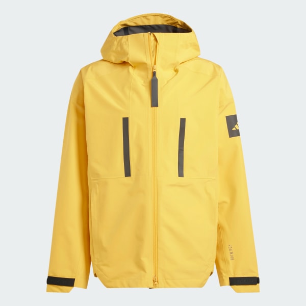 adidas Kurtka Myshelter Rain.Rdy - Żółty | adidas Poland