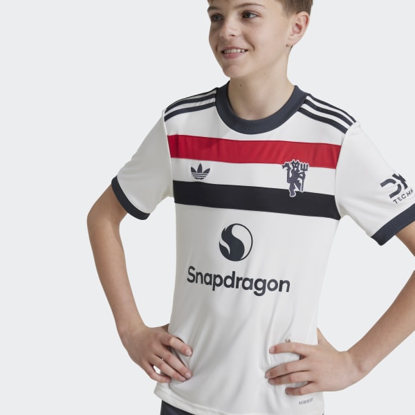 adidas Manchester United 24/25 Third Jersey Kids - White