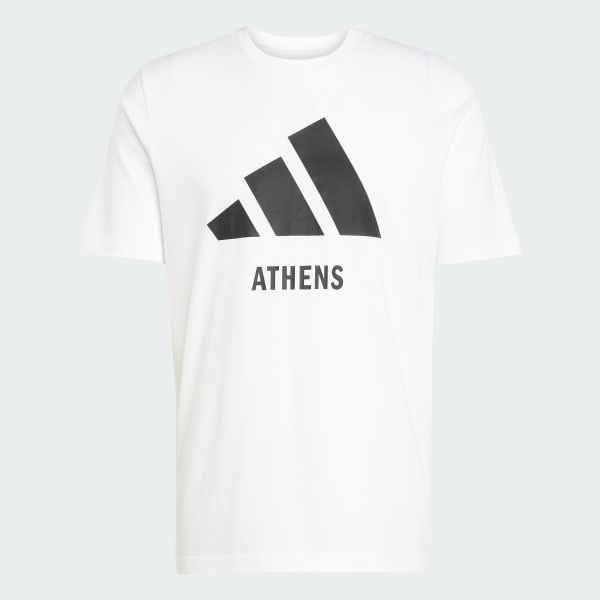 Hvid Athens T-Shirt