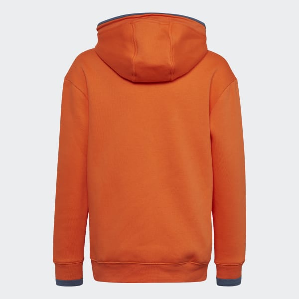 Orange All SZN Fleece Pullover Sweatshirt RW124
