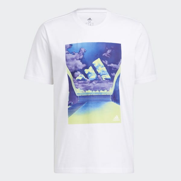 adidas Summer Heat Sky Graphic Tee - White | adidas Singapore