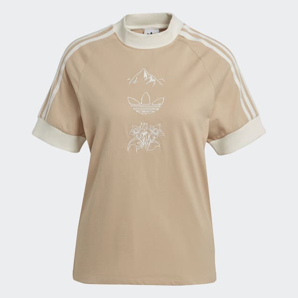 Beige Graphic Tee
