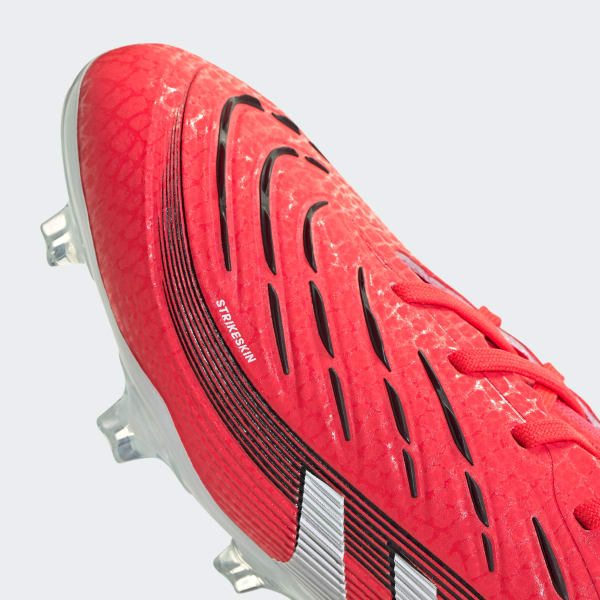adidas Predator Pro Firm Ground Cleats - Red | Free Shipping