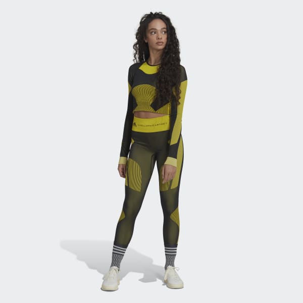 cerná Tréninkové legíny adidas by Stella McCartney TrueStrength Seamless H4955