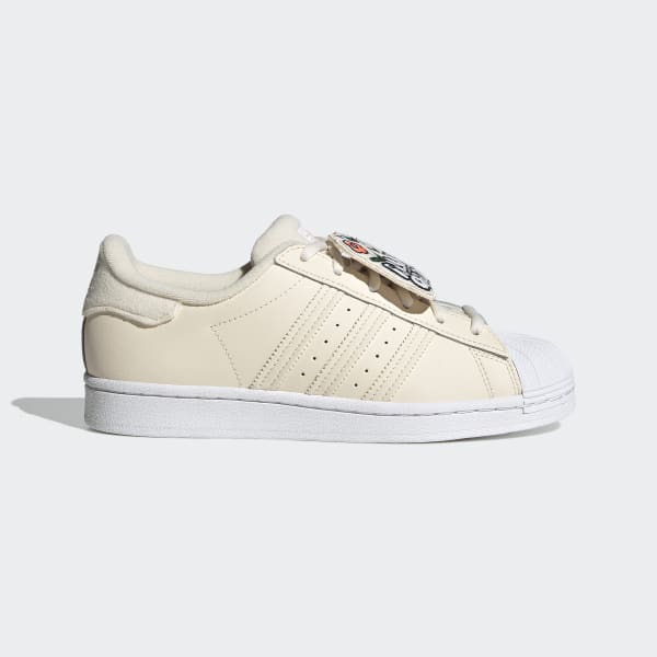 Adidas super hotsell star beige