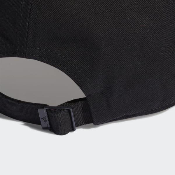 Noir Casquette de baseball sergé de coton