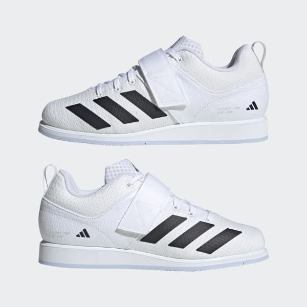 adidas Powerlift 5 Weightlifting Shoes - White | Free Shipping