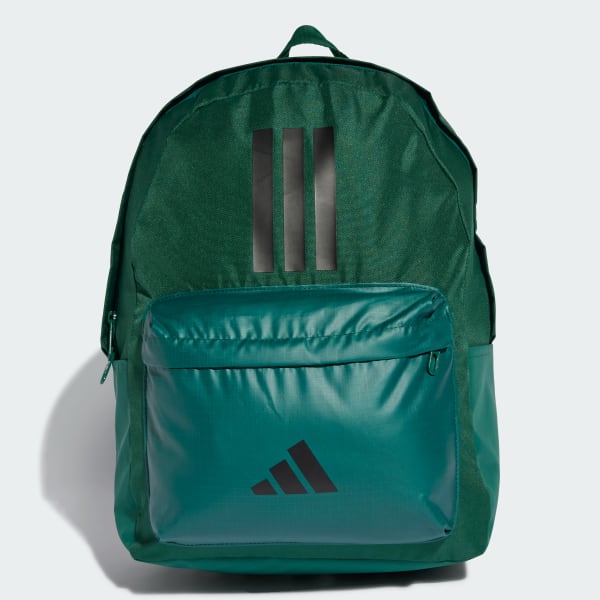 สีเขียว กระเป๋าเป้ Classic Back-to-School 3-Stripes