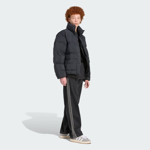 Black adidas Originals Synthetic Down Puffer
