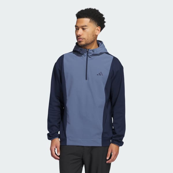 adidas ゴルフ COLD.RDY 撥水プルオーバー アディダス 【ゴルフ】COLD.RDY ハーフジップ フーディージャケット