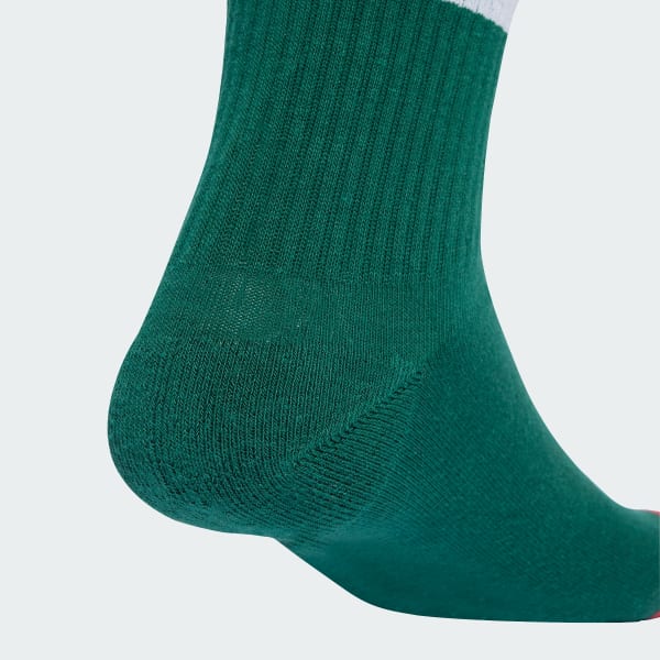 Vert CHAUSSETTES MI-MOLLET GRAPHIQUES CHRISTMAS adidas (3 paires)