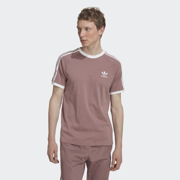 adidas Adicolor Classics 3 Stripes T shirt Paars adidas