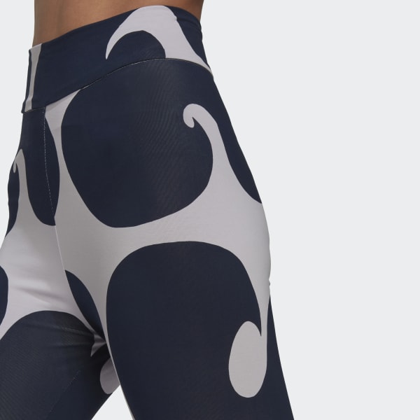 Roxo Calções Justos Canelados Marimekko