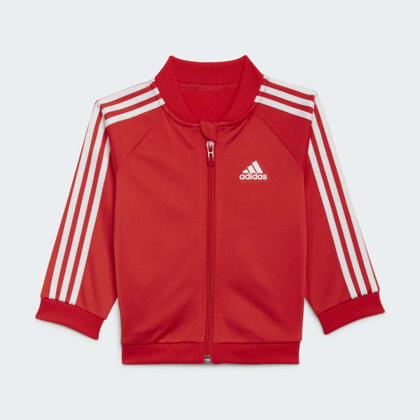 Adidas tricot jacket red discount