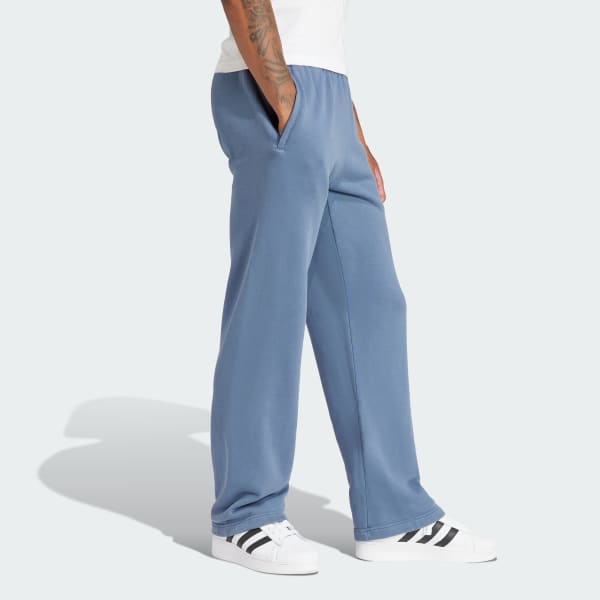 Light blue top adidas joggers