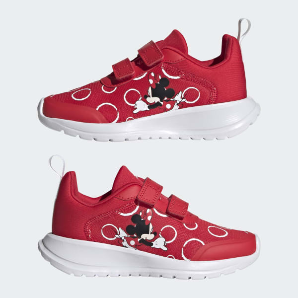 Red adidas x Disney Mickey and Minnie Tensaur Shoes LUT87