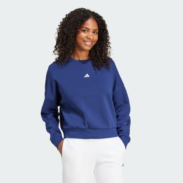 Blue Essentials Small Logo Feelcozy Sweatshirt