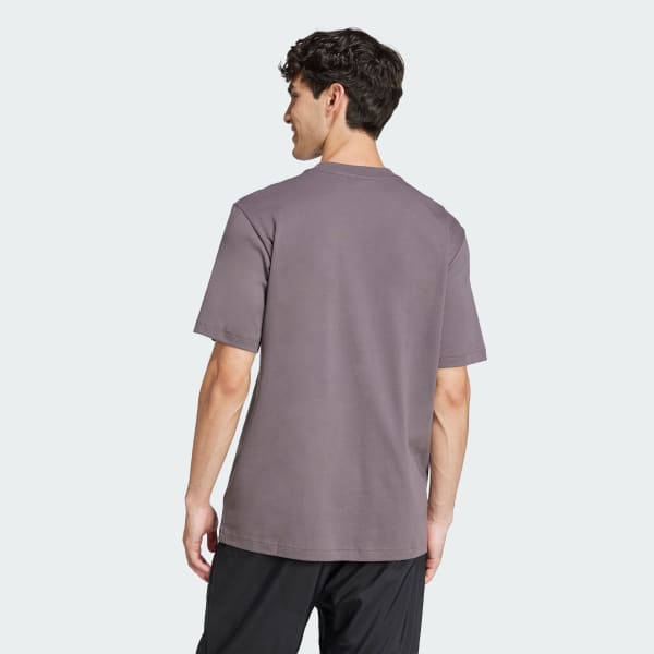 Γκρι Essentials Small Logo Single Jersey Tee