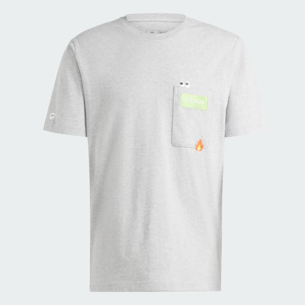 Cinzento T-shirt Remoji