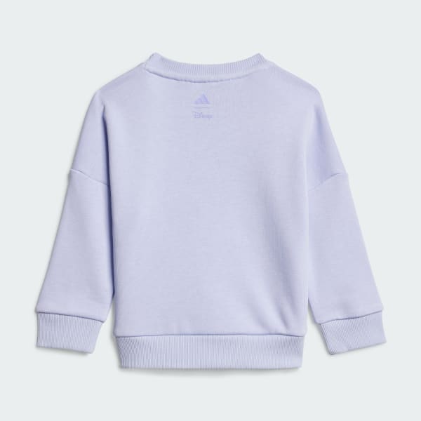 สีม่วง ชุดเสื้อและกางเกงจ็อกเกอร์ adidas Disney Lilo & Stitch สำหรับเด็ก