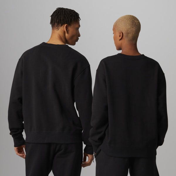 Black Pharrell Williams Basics Crew Sweatshirt (Gender Neutral) M9479