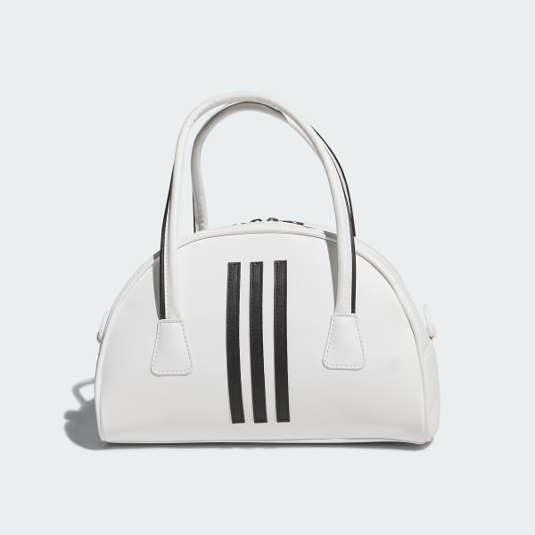 White top round handbag