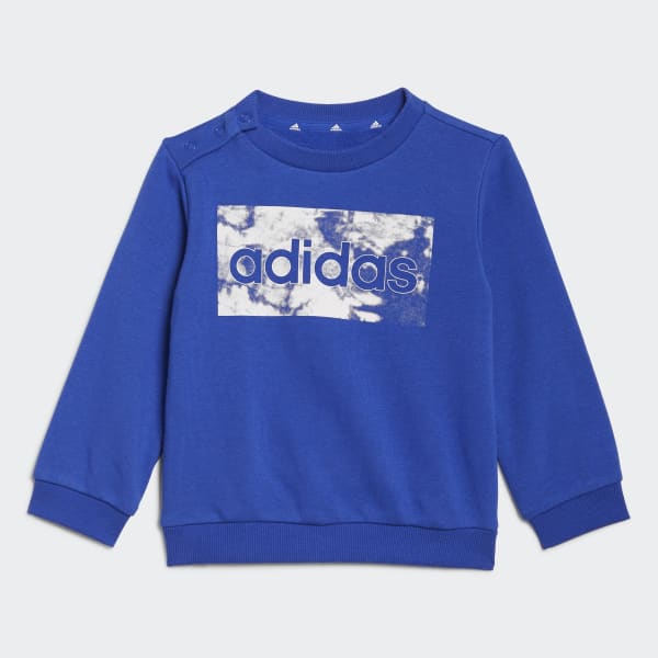 Blue adidas Essentials Sweatshirt and Pants 29259