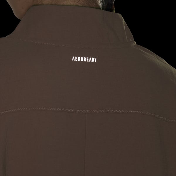 アディダス LUXFLOW カジュアル ウーブン半袖ワンピース - ピンク