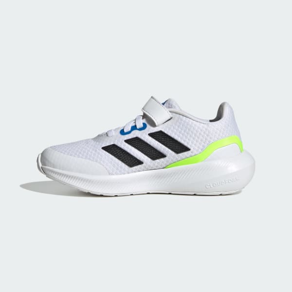 adidas RunFalcon 3.0 Elastic Lace Top Strap Running Shoes - White | Kids'  Running | adidas US