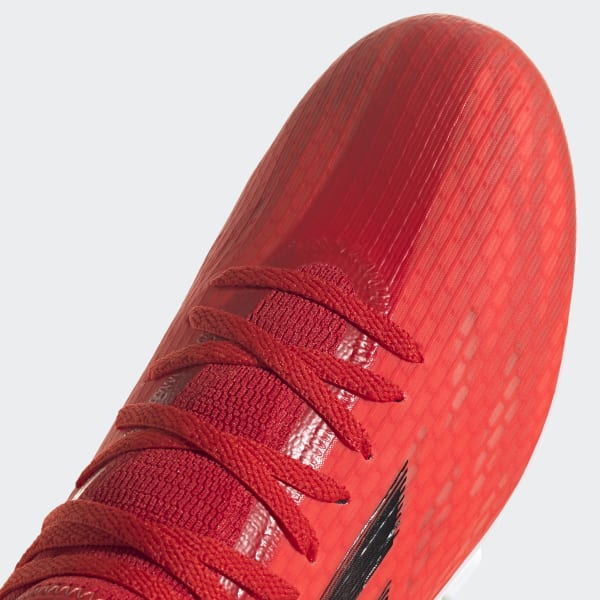 adidas X Speedflow.3 Firm Ground Soccer Cleats - Red | Free