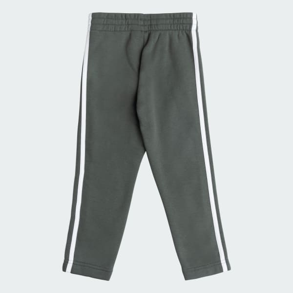 Grey 3-Stripes Full Length Sweat Pants