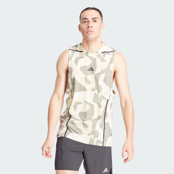 Rosa Playera sin Mangas de Entrenamiento Designed for Training Pro Series