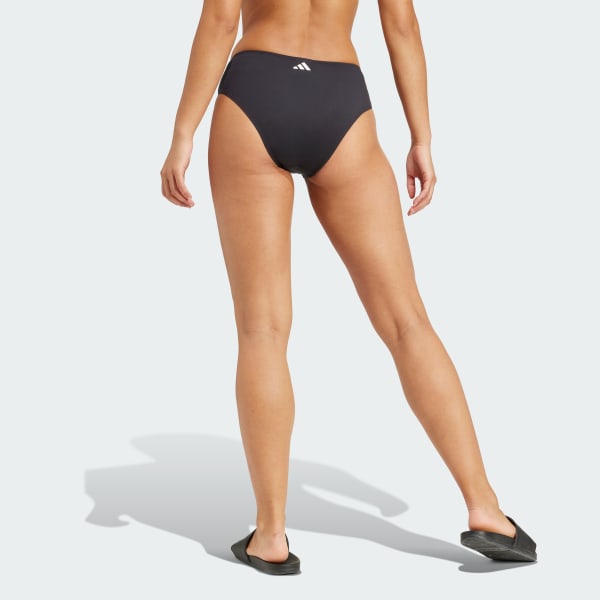 Noir Bas de bikini taille mi-haute Iconisea