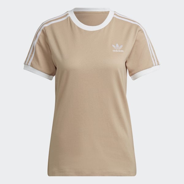 bézová Tričko Adicolor Classics 3-Stripes 21647