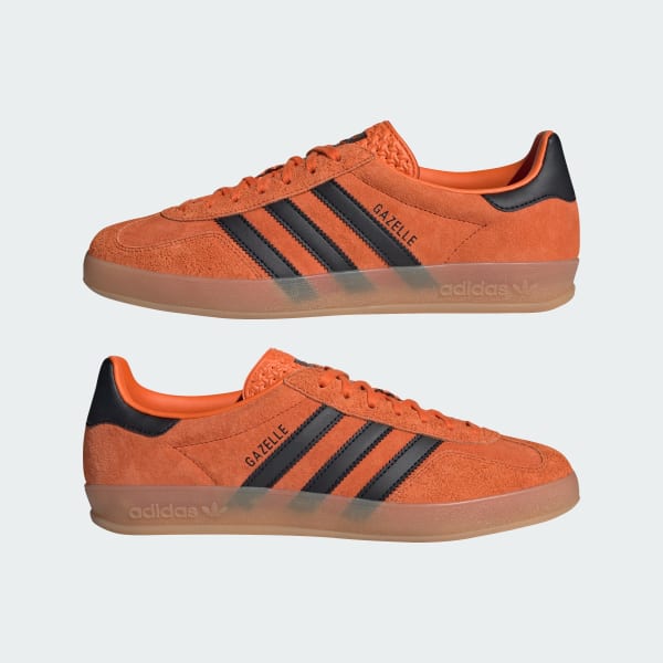 Adidas gazelle noir orange outlet