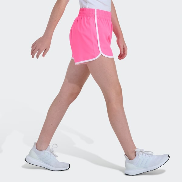Pink WOVEN PACER SHORT WITH BINDING