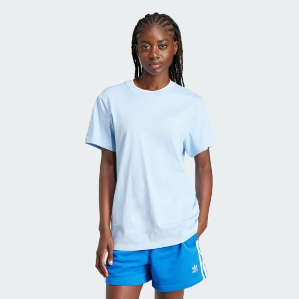 Blue Graphic Loose Tee