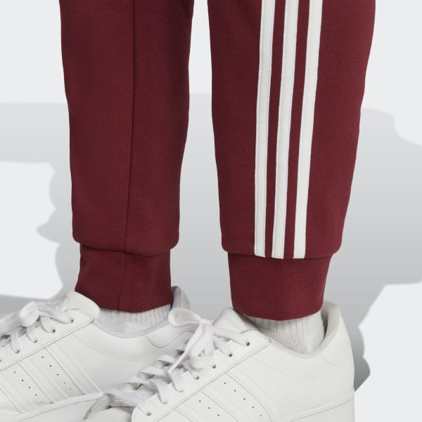 adidas Adicolor Classics 3-Stripes Pants - Burgundy, Men's Lifestyle