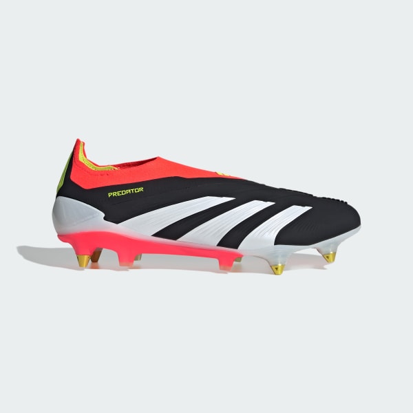 Negro Botines Predator Elite Sin Cordones Terreno Blando