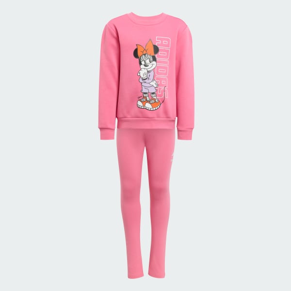 Rosado Pantalón jogger adidas Minnie Mouse de Disney para niños