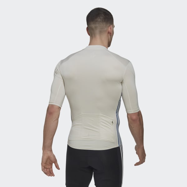 Beige Maillot - Polo de Ciclismo Manga Corta 03191
