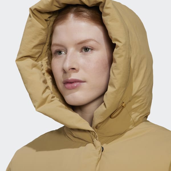 bézová Kabát Big Baffle Down UB164
