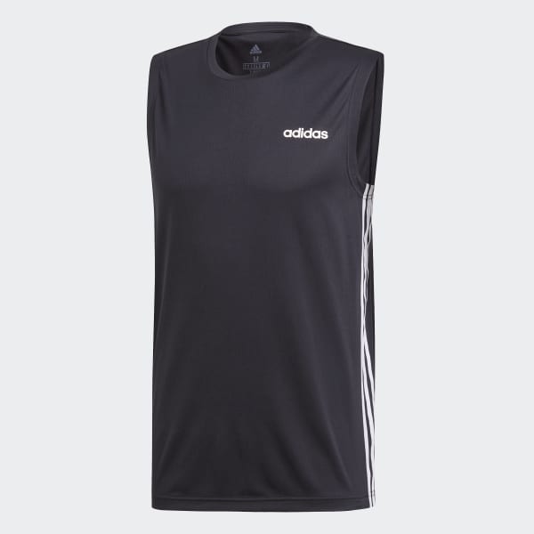 adidas DESIGN TO MOVE 3 STRIPES TEE Black adidas Philippines