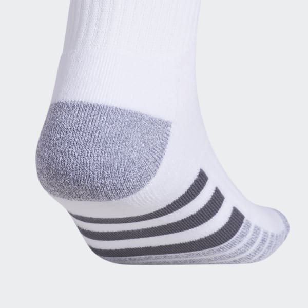 blanc Chaussettes matelassées mi-mollet (3 paires)