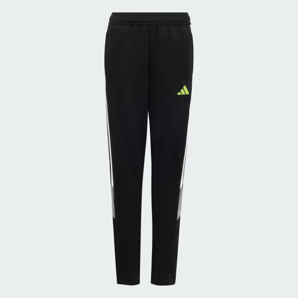 Black TIRO 26 ESSENTIALS TRAINING Tracksuit Bottoms KIDS
