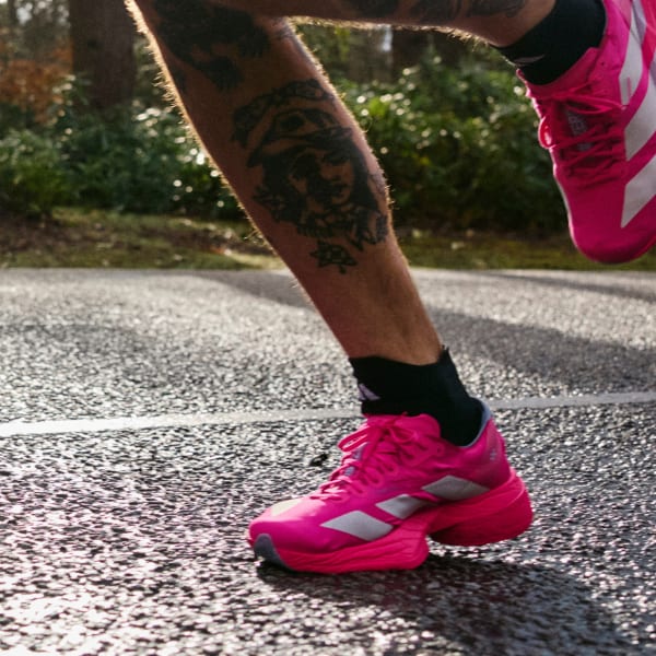 adidas Adios Pro 4 ホワイト/ブラック/ピンク 27cm Amazon.com | Adizero Adios Pro 4 Shoes | Road Running