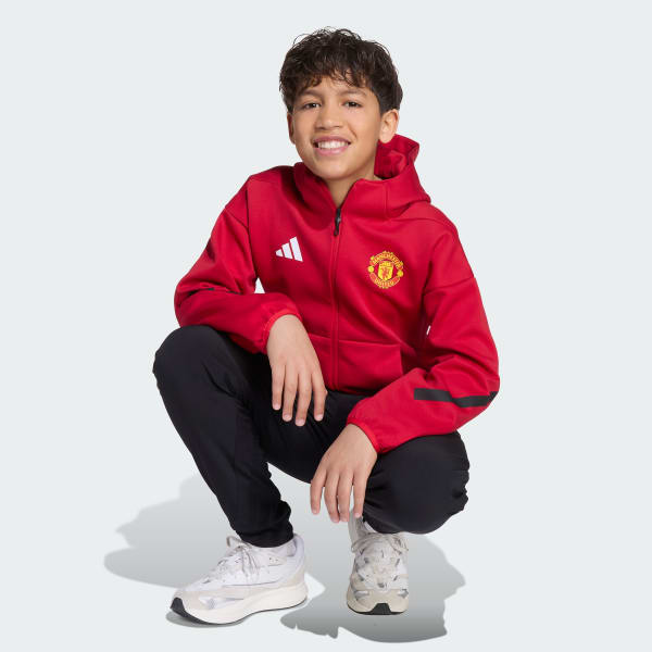 adidas マンチェスターユナイテッド Z.N.E. Anthem Jacket adidas Manchester United ADIDAS Z.N.E. Anthem Jacket - Red